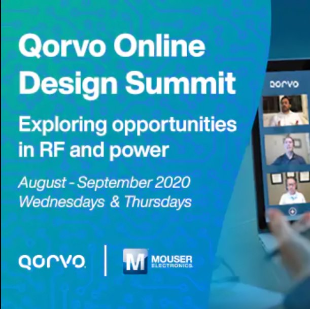 Mouser Electronics Sponsors Free Qorvo Design Summit